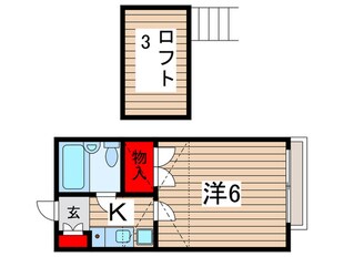 ビュ－シティ西千葉の物件間取画像